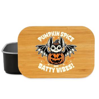 Halloween Bat Chihuahua Design - Lunch Box - black - Front