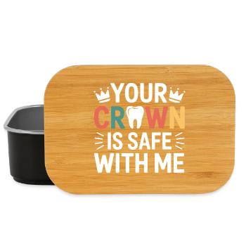 Crown Bridge Dental Technician  - Lunch Box - black - Front
