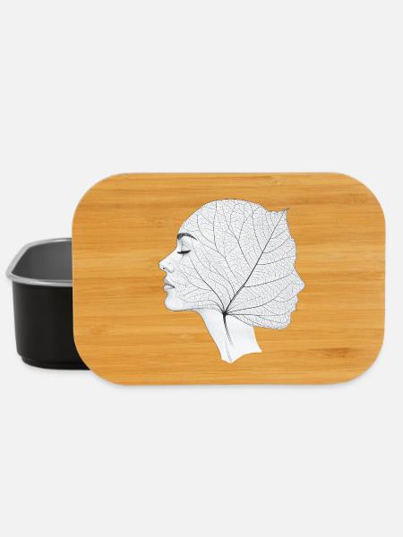 Natur ist ein Geisteszustand - Nature Mindset - Lunch Box - Schwarz