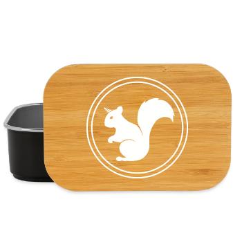 Eichhörnchen – Fabeltier, Wortspiel & Märchen-Fun - Lunch Box - Schwarz - Vorne