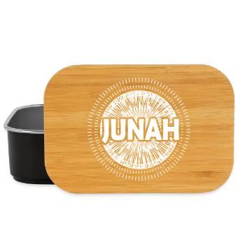 Junah als Geschenkidee - Lunch Box - Schwarz - Vorne