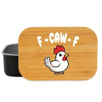 F-CAW-F - Poulet - Boîte à goûter - noir - Devant