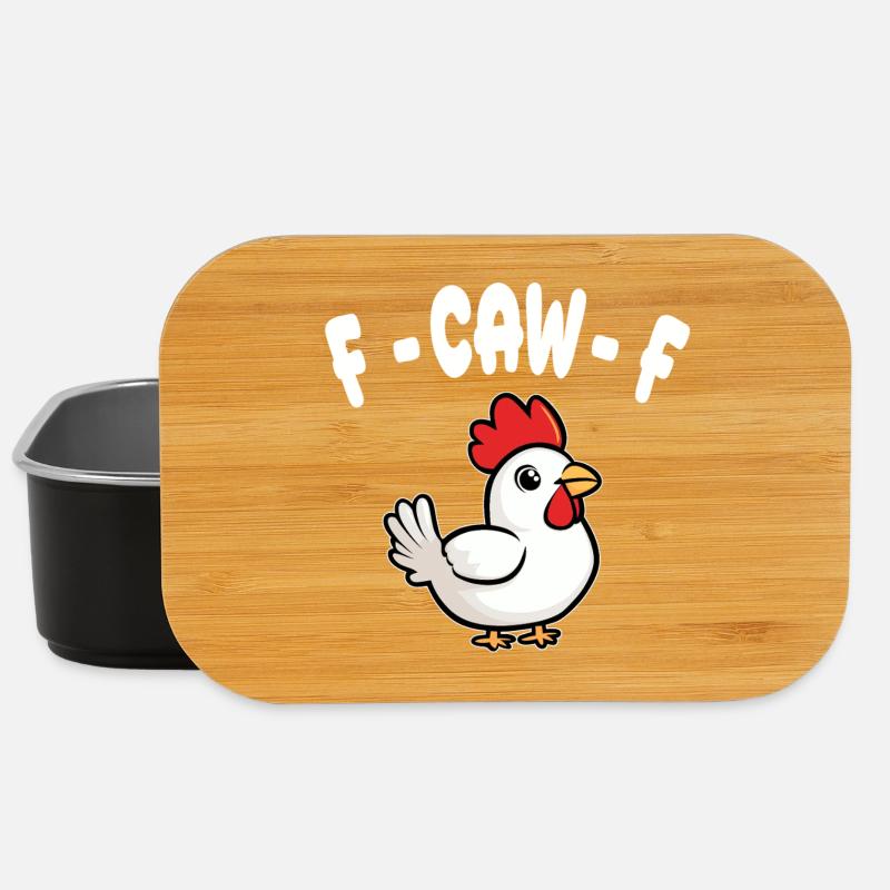 F-CAW-F - Poulet - Boîte à goûter - noir