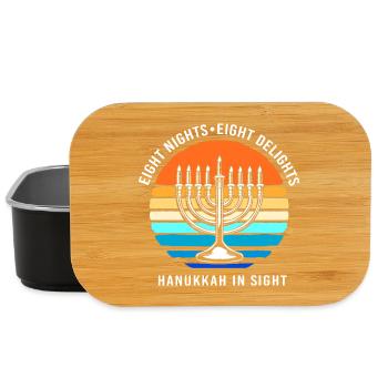 Chanukkah Hanukkah Hanukah - Lunch Box - Schwarz - Vorne
