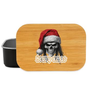 Noël Heavy Metal - Boîte à goûter - noir - Devant