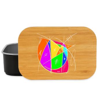 Colored Chaos Sign Art - Lunch Box - black - Front