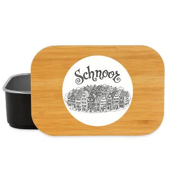 Bremen Schnoorviertel – Hand-drawn Old Town I - Lunch Box - black - Front