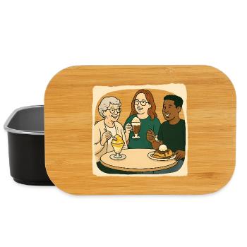 Oma Karin  - Lunch Box - Schwarz - Vorne