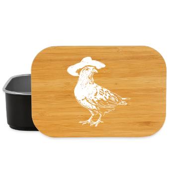 Chapeau de cowboy pigeon western - Boîte à goûter - noir - Devant