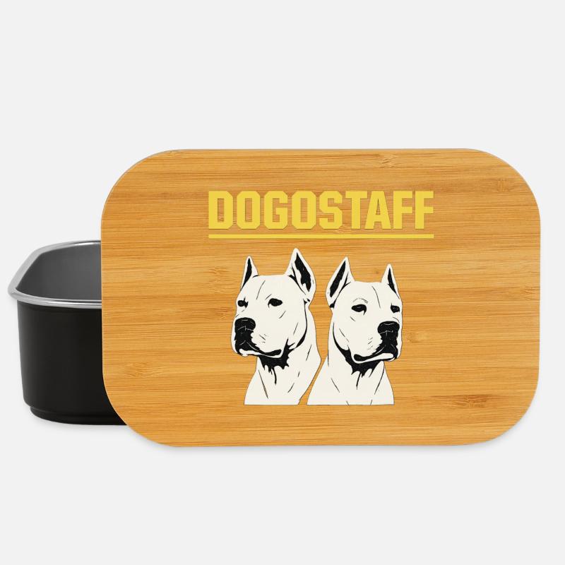 DOGOSTAFF Doppelhunde Grafik - Lunch Box - Schwarz