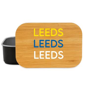 Leeds City Identity Trio - Lunch Box - black - Front