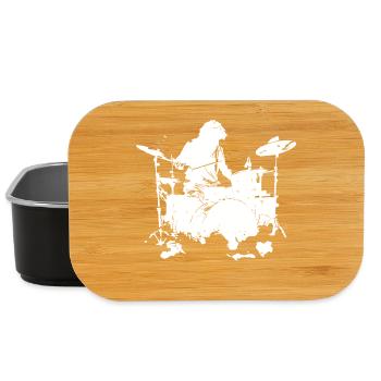 Drummer Sketch - Lunch Box - black - Front
