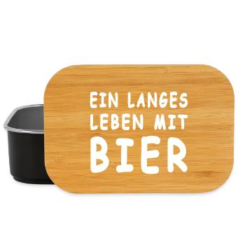 Bière - Boîte à goûter - noir - Devant