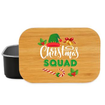 CHRISTMAS SQUAD - Lunch Box - black - Front