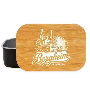 Bergheim Heidelberg Stadtteil Illustration  - Lunch Box - Schwarz - Vorne