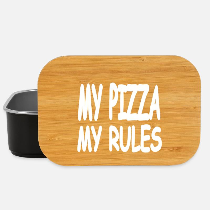 Pizza - Lunch Box - Schwarz