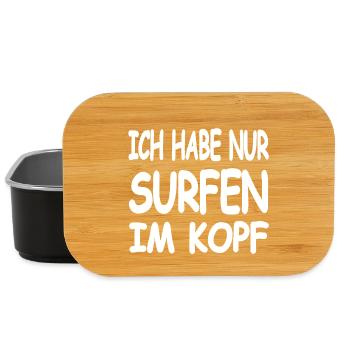 Surfing - Lunch Box - black - Front