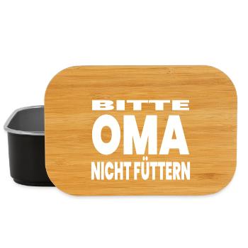 Oma - Lunch Box - Schwarz - Vorne