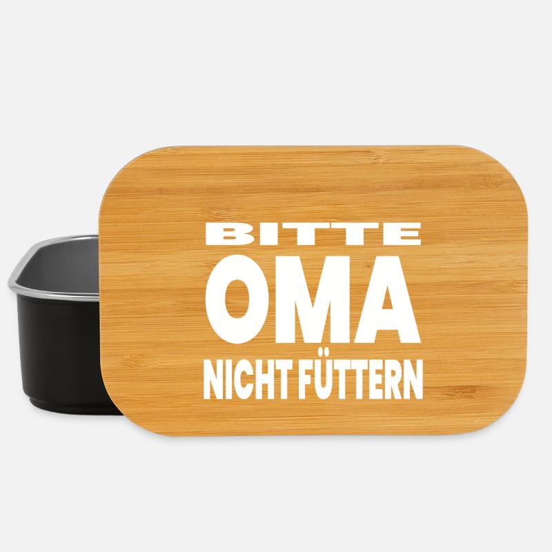 Oma - Lunch Box - Schwarz