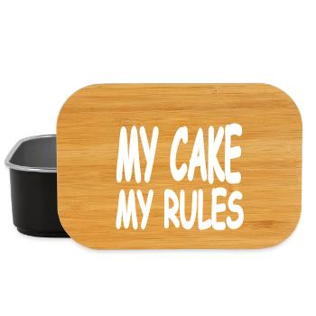 Kuchen - Lunch Box - Schwarz - Vorne
