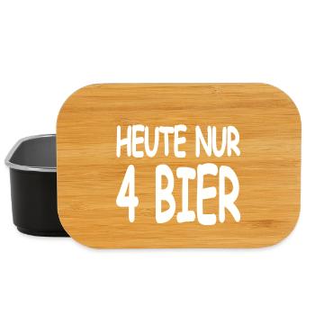 Bier - Lunch Box - Schwarz - Vorne