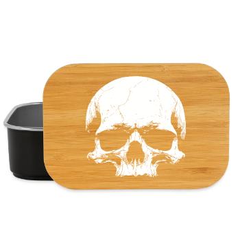 Skull - Lunch Box - black - Front