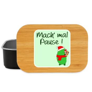 CHRISTMAS BREAK PICKLE SANTA CLAUS - Lunch Box - black - Front