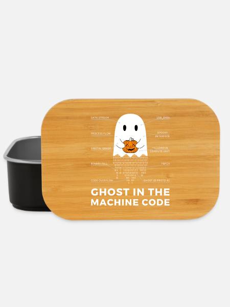 Funny Coder, Programmer Halloween T-Shirt - Lunch Box - black