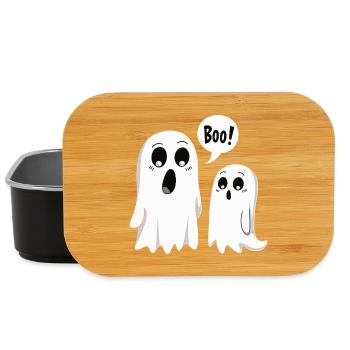 Halloween Niedliche Boo-Geister - Lunch Box - Schwarz - Vorne