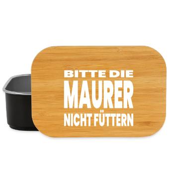 Maçon - Boîte à goûter - noir - Devant