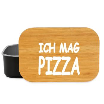 Pizza - Lunch Box - Schwarz - Vorne