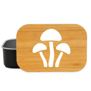 Pilze Symbol - Lunch Box - Schwarz - Vorne