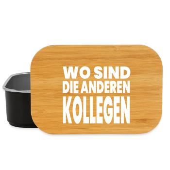 Kollegen - Lunch Box - Schwarz - Vorne