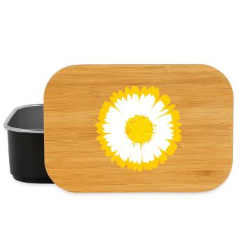 Daisy Sunburst Graphic - Lunch Box - black - Front