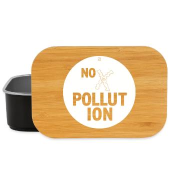 NO POLLUTION - Lunch Box - Schwarz - Vorne
