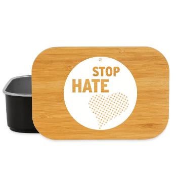 Stop Hate - Lunch Box - black - Front