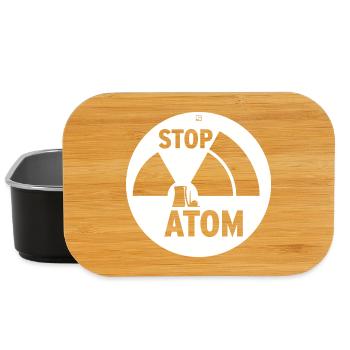 STOP ATOM - Lunch Box - black - Front