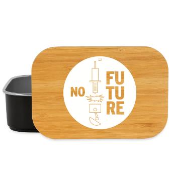 NO FUTURE - Lunch Box - Schwarz - Vorne