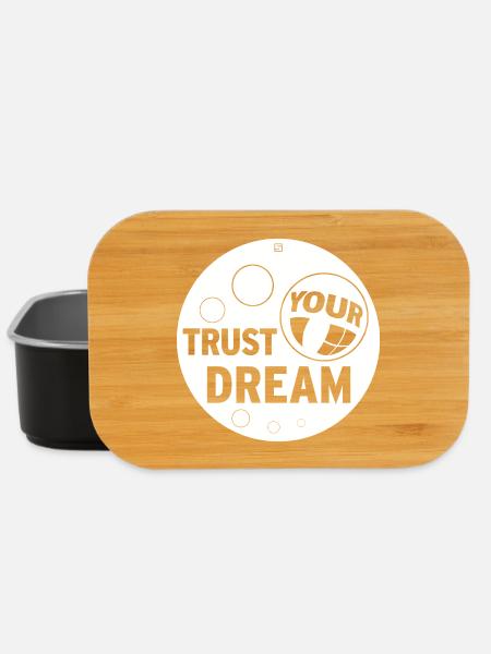 TRUST YOUR DREAM - Lunch Box - black