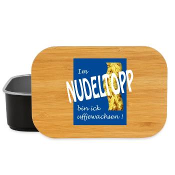 NUDELTOPP - Lunch Box - Schwarz - Vorne