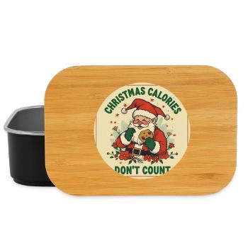 Christmas No Counting Calories - Lunch Box - black - Front