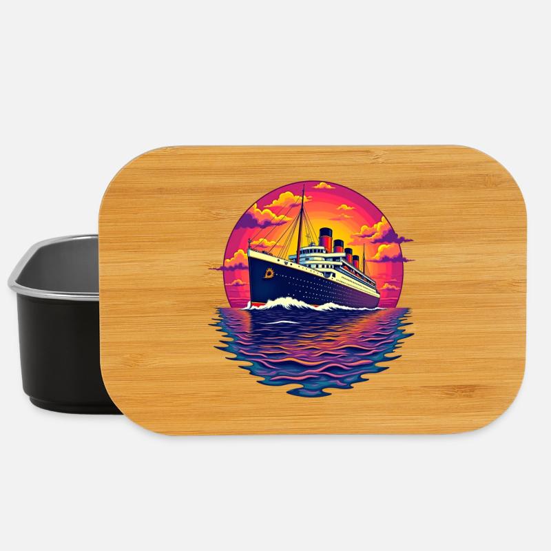 Kreuzfahrtschiff Kreutzfahrt - Lunch Box - Schwarz