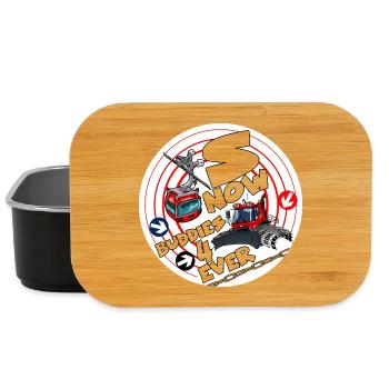Nr. 1423-snow_buddies_rood - Lunch Box - Schwarz - Vorne