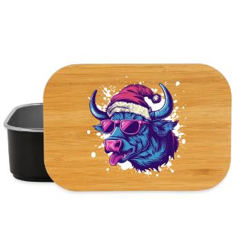 Taurus Christmas Funny - Lunch Box - black - Front