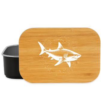 Shark Predator Ocean Predator - Lunch Box - black - Front