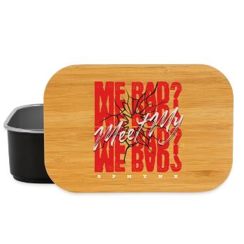 Sphynx Cat Funny Saying - Lunch Box - black - Front