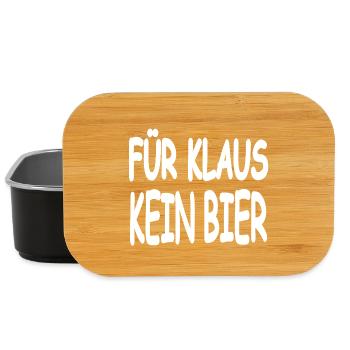 Bière - Boîte à goûter - noir - Devant