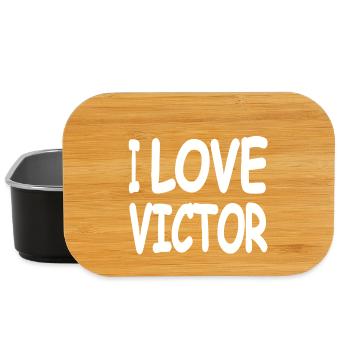 Victor - Lunch Box - black - Front