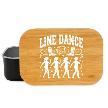 Line Dance Silhouetten Tanz - Lunch Box - Schwarz - Vorne