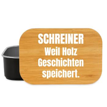Carpenter Wood Stories - Lunch Box - black - Front